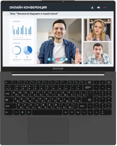 Купить Ноутбук RIKOR ARZ 103.1 (EEC070F6) 15.6" IPS FHD черный (AMD Ryzen 5 5560U/16Gb/512Gb SSD/VGA int/W11Pro/RJ45)  в E-mobi