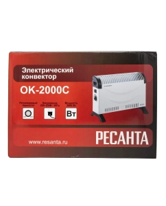 Купить Конвектор Ресанта ОК-2000С 67/4/8 белый  в E-mobi