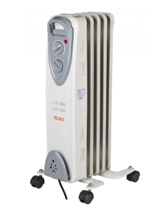 Купить Масляный радиатор Ресанта ОМ- 5Н 67/3/6 белый в E-mobi