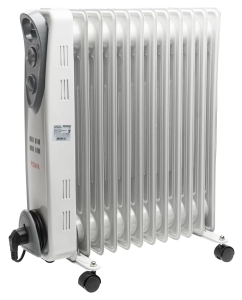 Купить Масляный радиатор Ресанта ОМ-12Н 67/3/9 белый в E-mobi