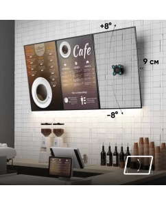 Купить Кронштейн для телевизора 10&quot;-32&quot; ONKRON R3 наклонно-поворотный, чёрный  в E-mobi