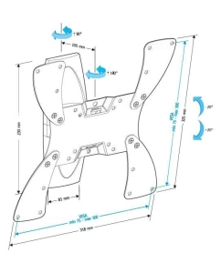 Купить Кронштейн для телевизора Holder LCDS-5019 Black  в E-mobi