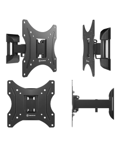 Купить Кронштейн для телевизора 17&quot;-43&quot; ONKRON M2S наклонно-поворотный, чёрный  в E-mobi