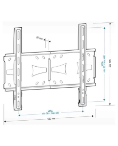 Купить Кронштейн для телевизора Holder LCDS-5070 Black  в E-mobi