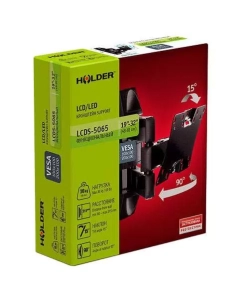 Купить Кронштейн для телевизора Holder LCDS-5065 Black  в E-mobi