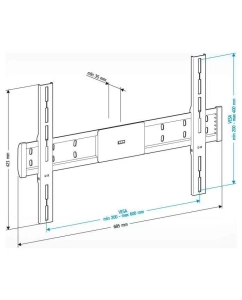 Купить Кронштейн для телевизора Holder LCD-F6608-B Black  в E-mobi