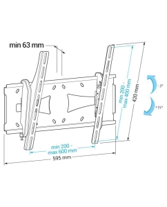 Купить Кронштейн для телевизора Holder PTS-4006 Black  в E-mobi