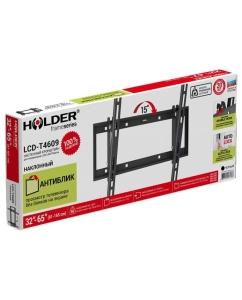 Купить Кронштейн для телевизора Holder LCD-T4609 Black  в E-mobi