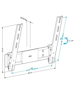 Купить Кронштейн для телевизора Holder LCD-T4612-B Black  в E-mobi