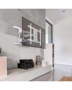 Купить Кронштейн для телевизора 40&quot;-70&quot; ONKRON M6L наклонно-поворотный, белый  в E-mobi