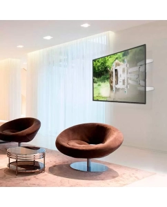 Купить Кронштейн для телевизора 40&quot;-70&quot; ONKRON M6L наклонно-поворотный, белый  в E-mobi