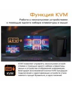 Купить 27&quot; Монитор GIGABYTE M27Q-EK черный 170Hz 2560x1440 IPS  в E-mobi