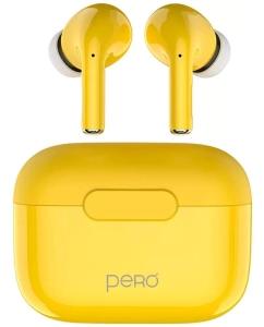 Купить Беспроводные наушники Pero TWS06 Yellow в E-mobi