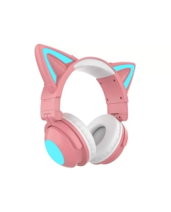 Купить Наушники Qumo Party Cat Mini ВТ 0051 Pink-Light Blue 34914 в E-mobi