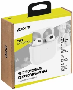 Купить Наушники Deppa AXXA AB-01, Bluetooth, вкладыши, белый 4049  в E-mobi