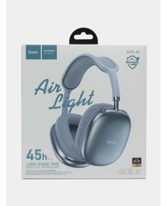 Купить Наушники беспроводные Hoco W35 Air полноразмерные,TWS, Bluetooth 5.3, Голубые  в E-mobi