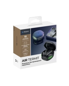 Купить Беспроводные наушники Deppa Air Termit Black, Green (44198)  в E-mobi
