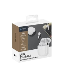 Купить Беспроводные наушники Deppa Air Dream White (44160)  в E-mobi