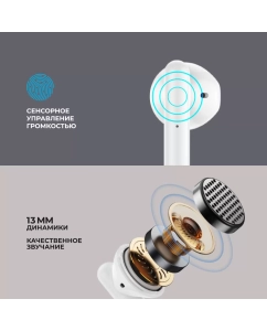 Купить Беспроводные наушники Deppa Air Dream White (44160)  в E-mobi