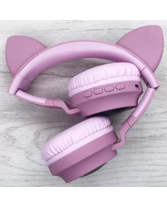 Купить Беспроводные наушники Hoco W27 Cat Ear - Розовые  в E-mobi