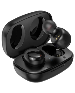 Купить Наушники беспроводные Borofone BE35, вакуумные, TWS, микрофон, BT 5.0, 45/280 мАч,чёрные в E-mobi