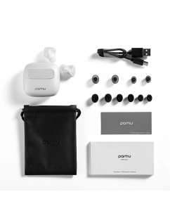 Купить Беспроводные TWS стереонаушники Xiaomi (Mi) Padmate PaMu Nano (T7), белые  в E-mobi