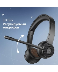 Купить Беспроводные наушники EKSA H16 Black  в E-mobi