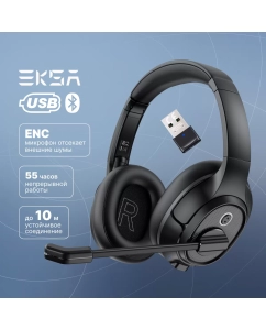 Купить Беспроводные наушники EKSA H6 Black в E-mobi