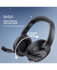 Купить Беспроводные наушники EKSA H6 Black  в E-mobi