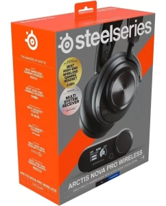 Купить Игровые наушники SteelSeries Arctis Nova Pro Wireless черный (61520) в E-mobi