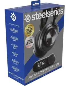 Купить Игровые наушники SteelSeries Arctis Nova Pro Wireless черный (61520)  в E-mobi
