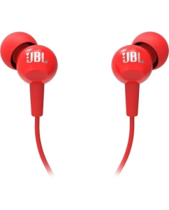 Купить Проводные наушники JBL C100SI Red в E-mobi