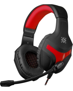 Купить Игровые наушники с микрофоном Defender Scrapper 500 красные в E-mobi