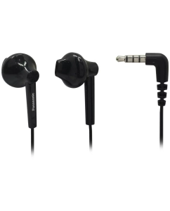 Купить Гарнитура PANASONIC RP-TCM55GC-K, 3.5 мм, вкладыши, черный  в E-mobi