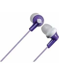Купить Наушники Panasonic RP-HJE118GU, 3.5 мм, вкладыши, белый/фиолетовый rp-hje118guv  в E-mobi