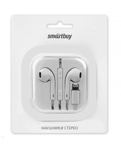 Купить Наушники SmartBuy i-ONE 8, 8pin (Lightning) 1,1м, белый  в E-mobi