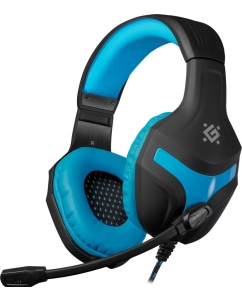 Купить Игровые наушники с микрофоном Defender Scrapper 500 синий + черный в E-mobi
