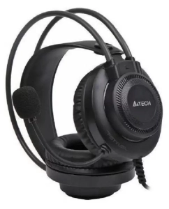 Купить Гарнитура A4TECH Fstyler FH200U, для компьютера, накладные, серый [fh200u grey]  в E-mobi