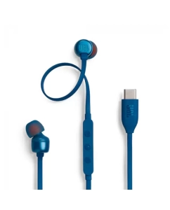 Купить Проводные внутриканальные наушники JBL TUNE 310 USB-C (JBLT310CBLU) синий в E-mobi