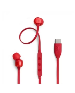 Купить Проводные внутриканальные наушники JBL TUNE 310 USB-C (JBLT310CRED) красный в E-mobi