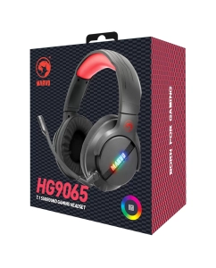 Купить Игровая гарнитура Marvo HG9065 USB Gaming Headset звук 7.1 с подсветкой, ПК  в E-mobi