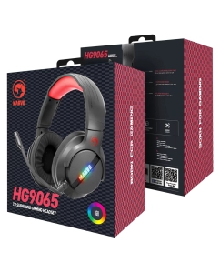 Купить Игровая гарнитура Marvo HG9065 USB Gaming Headset звук 7.1 с подсветкой, ПК  в E-mobi