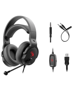 Купить Игровая гарнитура A4Tech Bloody G330p Black  в E-mobi