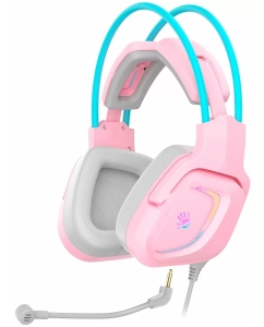 Купить Игровые наушники A4Tech Bloody G575 розовый, голубой в E-mobi