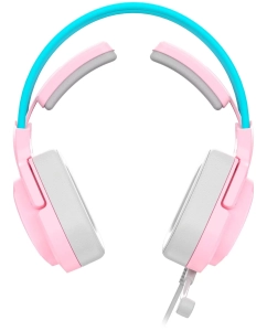 Купить Игровые наушники A4Tech Bloody G575 розовый, голубой  в E-mobi