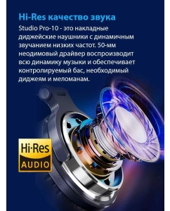 Купить Наушники OneOdio Studio Pro 10 Blue  в E-mobi