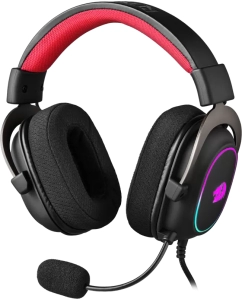 Купить Игровые наушники с микрофоном REDRAGON Zeus X, объемный звук 7.1, USB, RGB в E-mobi