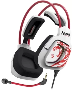 Купить Гарнитура A4TECH Bloody G575 Naraka White/ Red (G575 NARAKA)  в E-mobi