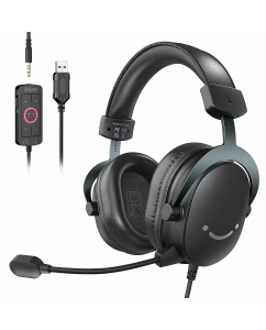 Купить Игровые наушники Fifine H9 черный (Ampligame H9Black) в E-mobi