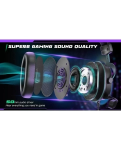 Купить Игровые наушники Fifine Ampligame H9 белый  в E-mobi